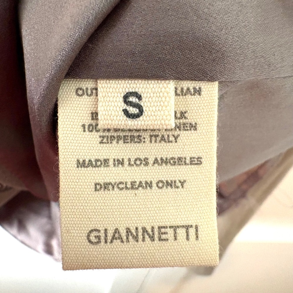 Gianetti Women's Taupe Italian Suede Zip Front‎ Jacket in Size S - Picture 13 of 14